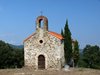 Romanesque chapel in the hills behind Les Hostalets